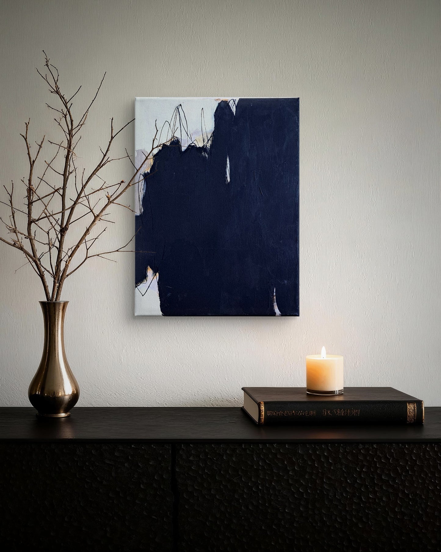 The Shift - original painting by Heidi Hjort (35x27 cm)