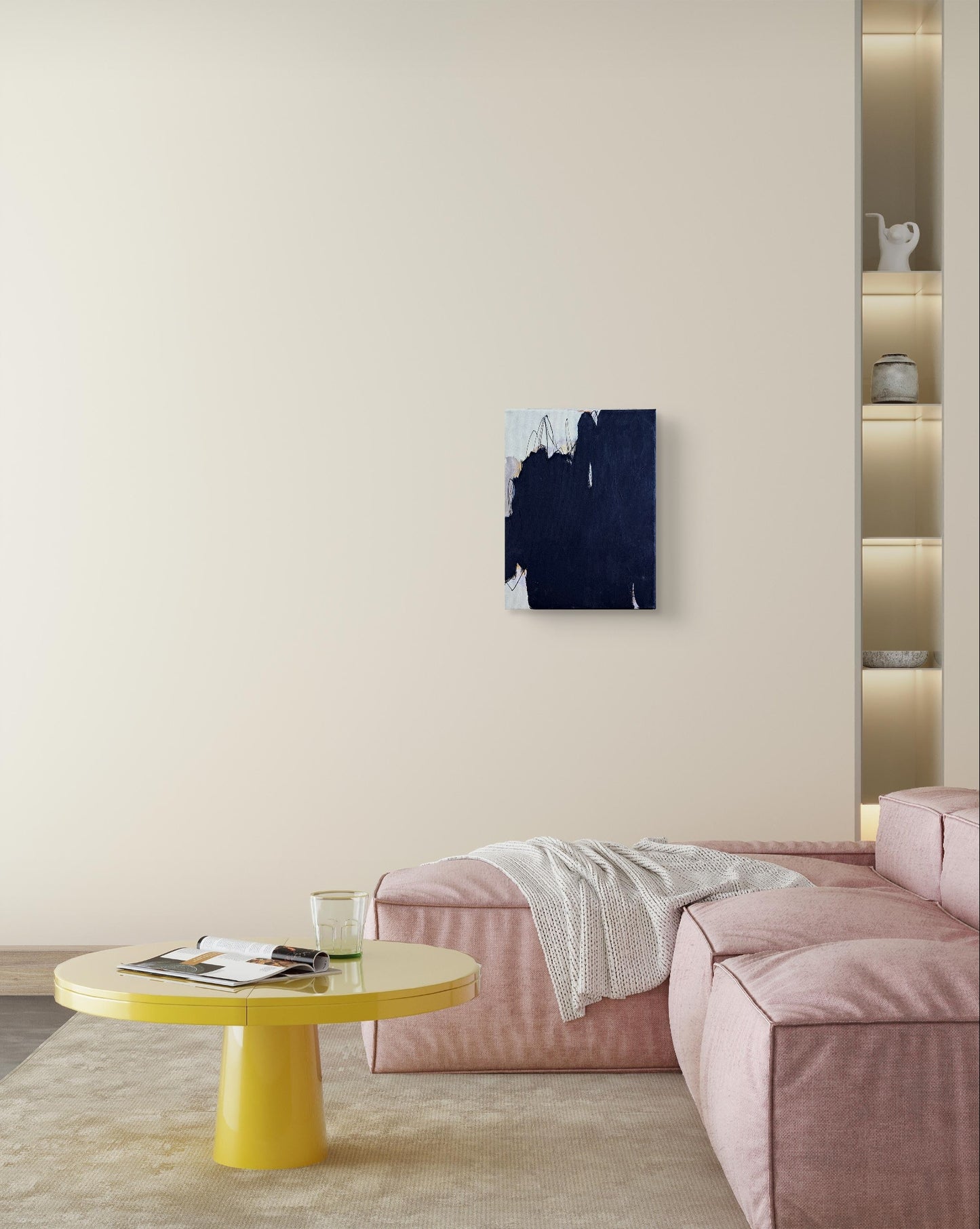 The Shift - original painting by Heidi Hjort (35x27 cm)