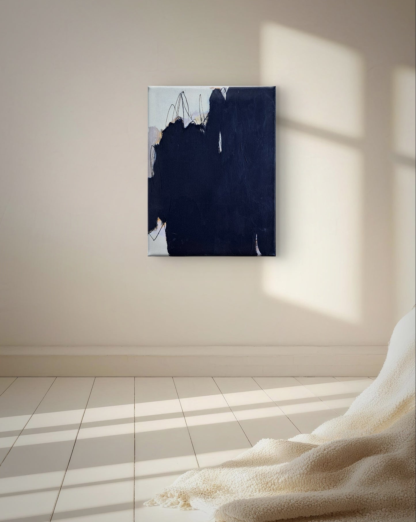 The Shift - original painting by Heidi Hjort (35x27 cm)